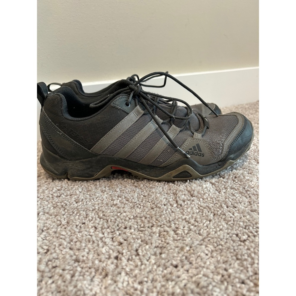 Adidas Terrex Mens Hiking Shoes Grey Black Low Top Sneakers Size 11 #2234 - Picture 4 of 10